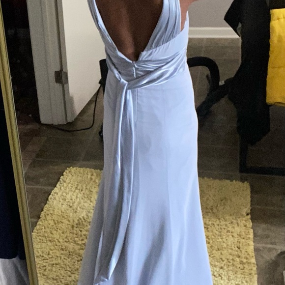 Silver Bridesmaid/Formal dress - Picture 2 of 5